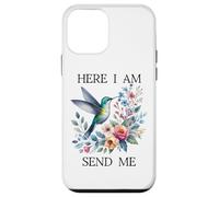 Here I Am Send Me Isaiah 6:8 Bible Christian Hummingbird Case for iPhone 12 mini