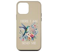 Here I Am Send Me Isaiah 6:8 Bible Christian Mom Hummingbird Case for iPhone 12 mini