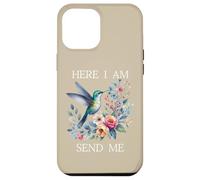 Here I Am Send Me Isaiah 6:8 Bible Christian Mom Hummingbird Case for iPhone 12 Pro Max