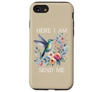 Here I Am Send Me Isaiah 6:8 Bible Christian Mom Hummingbird Case for iPhone SE (2020) / 7/8