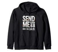 Here I Am Send Me Isaiah 6:8 Christian Bible Verse Lord Zip Hoodie