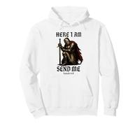 Here I Am Send Me Knights Templar Crusader - Isaiah 6:8 Pullover Hoodie