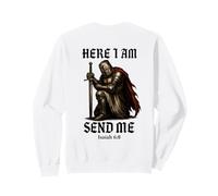 Here I Am Send Me Knights Templar Crusader - Isaiah 6:8 Sweatshirt