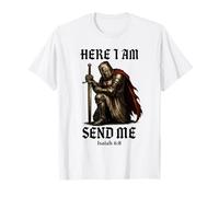 Here I Am Send Me Knights Templar Crusader - Isaiah 6:8 T-Shirt