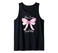 Here I Am Send Me Women Lord Send Me Christian Pink Bow God Tank Top
