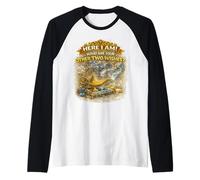 Here I Am What are Your Other Two Wishes Funny Genie Quote Raglan Baseball Tee