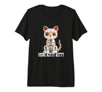 Here Kitty Kitten Halloween Decor cat Easy Costume Day Dead Premium T-Shirt