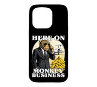 Here on Monkey Business Rich Ape Fancy Suit Bananas And Jet Case for iPhone 15 Pro