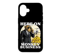 Here on Monkey Business Rich Ape Fancy Suit Bananas And Jet Case for iPhone 16