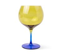 Here’s How | Charlie Copa Gin Glasses | Set of 2 | Olive & Cobalt | Contemporary Design