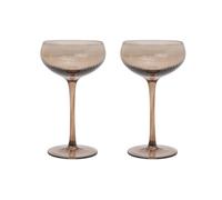 Here’s How | Lou Coupe Glasses | Set of 2 Coloured Glasses | Smoke | Coloured Glasses