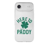 Here To Paddy Shamrock Protective Cover Compatible with iPhone 17/17 Air/17 Pro/17 Pro Max Phone Case TPU Shockproof