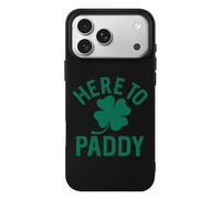 Here To Paddy Shamrock Protective Cover Compatible with iPhone 17/17 Air/17 Pro/17 Pro Max Phone Case TPU Shockproof