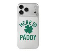 Here To Paddy Shamrock Protective Cover Compatible with iPhone 17/17 Air/17 Pro/17 Pro Max Phone Case TPU Shockproof