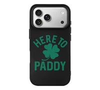 Here To Paddy Shamrock Protective Cover Compatible with iPhone 17/17 Air/17 Pro/17 Pro Max Phone Case TPU Shockproof