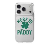 Here To Paddy Shamrock Protective Cover Compatible with iPhone 17/17 Air/17 Pro/17 Pro Max Phone Case TPU Shockproof