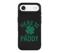 Here To Paddy Shamrock Protective Cover Compatible with iPhone 17/17 Air/17 Pro/17 Pro Max Phone Case TPU Shockproof