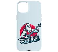 HERE TO SLEIGH Funny Santa Claus Rocker Electric Guitar Meme Case for iPhone 15 Plus