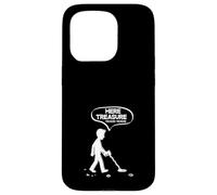 Here Treasure Treasure Funny Metal Detecting Joke Case for iPhone 15 Pro