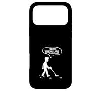 Here Treasure Treasure Funny Metal Detecting Joke Case for iPhone 17 Pro Max
