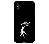 Here Treasure Treasure Funny Metal Detecting Joke Case for iPhone XS Max