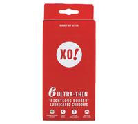 Here We Flo XO! Ultra-Thin Vegan Condoms 6 Count