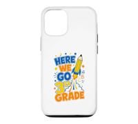 Here We Go 3rd Grade Back To School Rocket Boys Girls Kids Case for iPhone 12/12 Pro