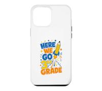 Here We Go 3rd Grade Back To School Rocket Boys Girls Kids Case for iPhone 12 Pro Max
