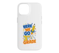 Here We Go 3rd Grade Back To School Rocket Boys Girls Kids Case for iPhone 14