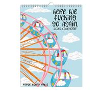 Here We Go Again 2025 Calendar, Trash Talk Wall Calendar 2025, Calendar 2025 UK, 2025 Calendar 12 Months Scheduling & Organization, Novelty Planning Wall Calendar Note Pads for Home Office (B)