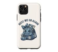 Here We Go Again Teacher Kawaii Patchwork Backpack Case for iPhone 11 Pro