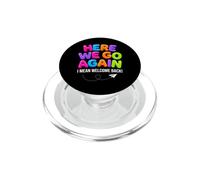 Here We Go Again Welcome Back Funny School item PopSockets PopGrip for MagSafe