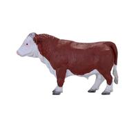 Hereford Bull Toy Farm animals play model figure toys plastic farmland cow
