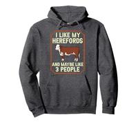 Hereford Cattle Cow Bull Beef Farm Pullover Hoodie