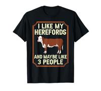 Hereford Cattle Farm for Cattle, Cow, Bull, Beef T-Shirt
