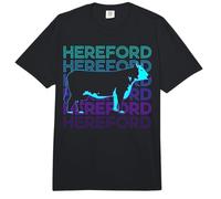 Hereford Cattle Hereford Cow Farmer Retro Comfort Colors Adult Heavyweight T-Shirt