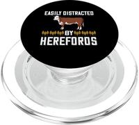 Hereford Cow Cattle Bull Beef Farm PopSockets PopGrip for MagSafe