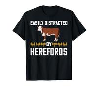 Hereford Cow Cattle Bull Beef Farm T-Shirt