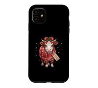 Hereford Cow Cattle Farmer Snowman Wrapping Paper Present Case for iPhone 11