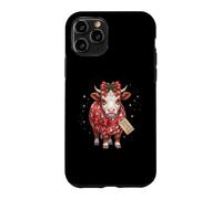 Hereford Cow Cattle Farmer Snowman Wrapping Paper Present Case for iPhone 11 Pro