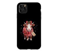 Hereford Cow Cattle Farmer Snowman Wrapping Paper Present Case for iPhone 11 Pro Max
