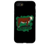 Hereford cow standing on the green grass Case for iPhone SE (2020) / 7 / 8