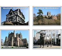 Hereford - Herefordshire - 4 Pack - Jumbo Fridge Magnet/Magnets