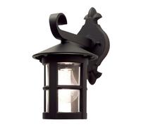 Elstead Lighting Elstead Hereford Small Single Light Outdoor Hanging Wall Lantern in a Black Finish