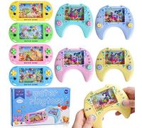 Herefun Water Flipper, 8 Pieces Handheld Game, Patience Game, Mini Water Ring Game, Water Flipper Fish Party Bag Children's Birthday Gifts