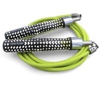 HEREROPE 1/4 lb Weighted Jump Rope, Boxing & Training, Skipping Rope with Ball Bearings, Tangle-Free Cable, Jump Ropes for Men Women (Neo Green, S - 2.44 m (User Height 1.5 m - 1.64 m))