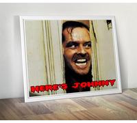 Here's Johnny The Shining Jack Nicholson : Huge Classic Photo Poster : 30"x24" v2