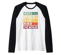 Here's Monique The Best Mom In The World Mother's Day Retro Raglan Baseball Tee