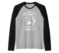 Here's My Cup of Oh Look It's Empty Funny Sarcasm Quote Raglan Baseball Tee