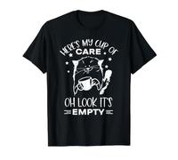 Here's My Cup of Oh Look It's Empty Funny Sarcasm Quote Value Graphic T-Shirt, Men, Black, M